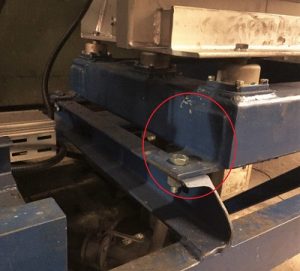 ventilatore bruciatori particolare causa risonanza